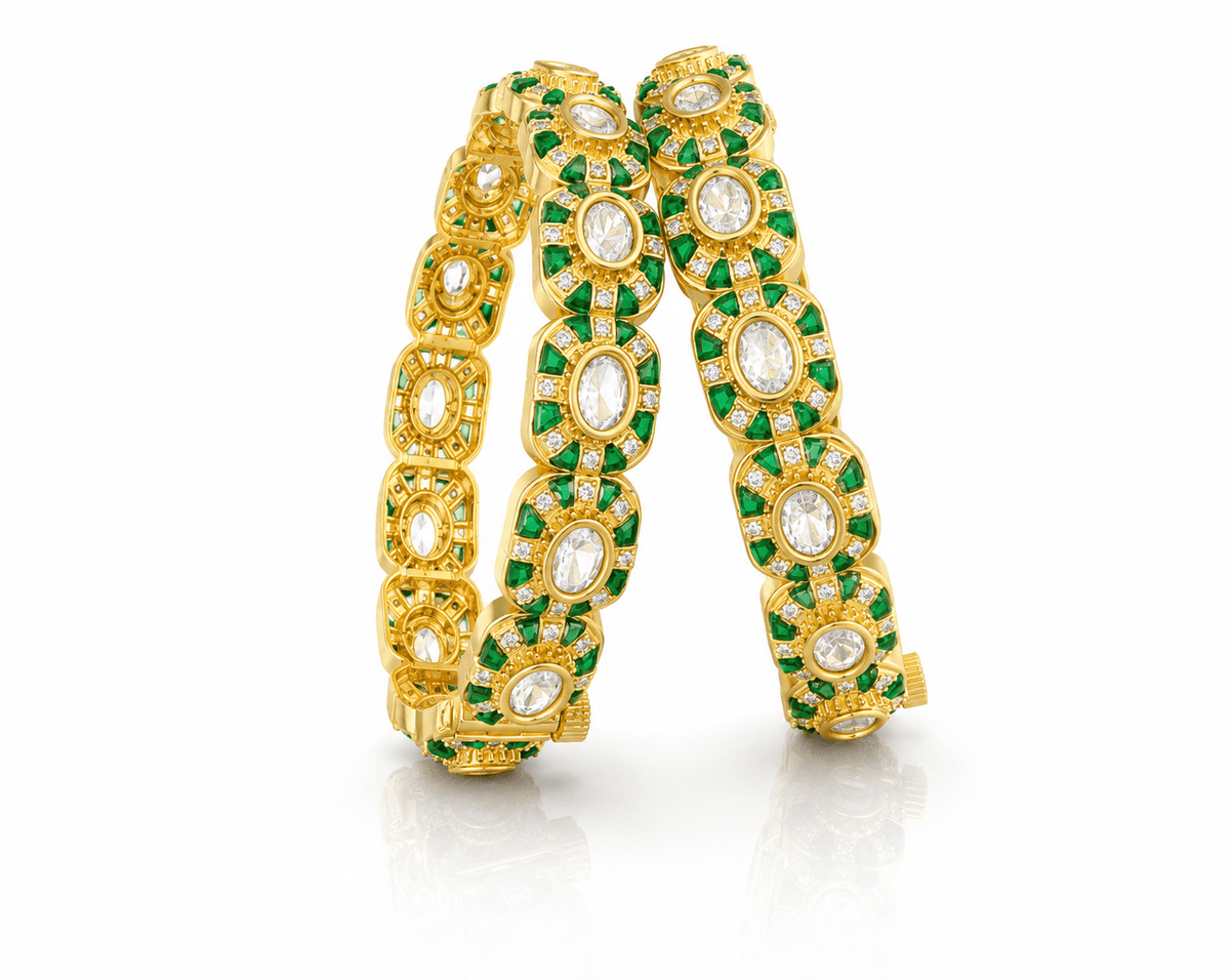 Victorian Bangles 10175 - KRISHNA'S SWETA JEWELLERY