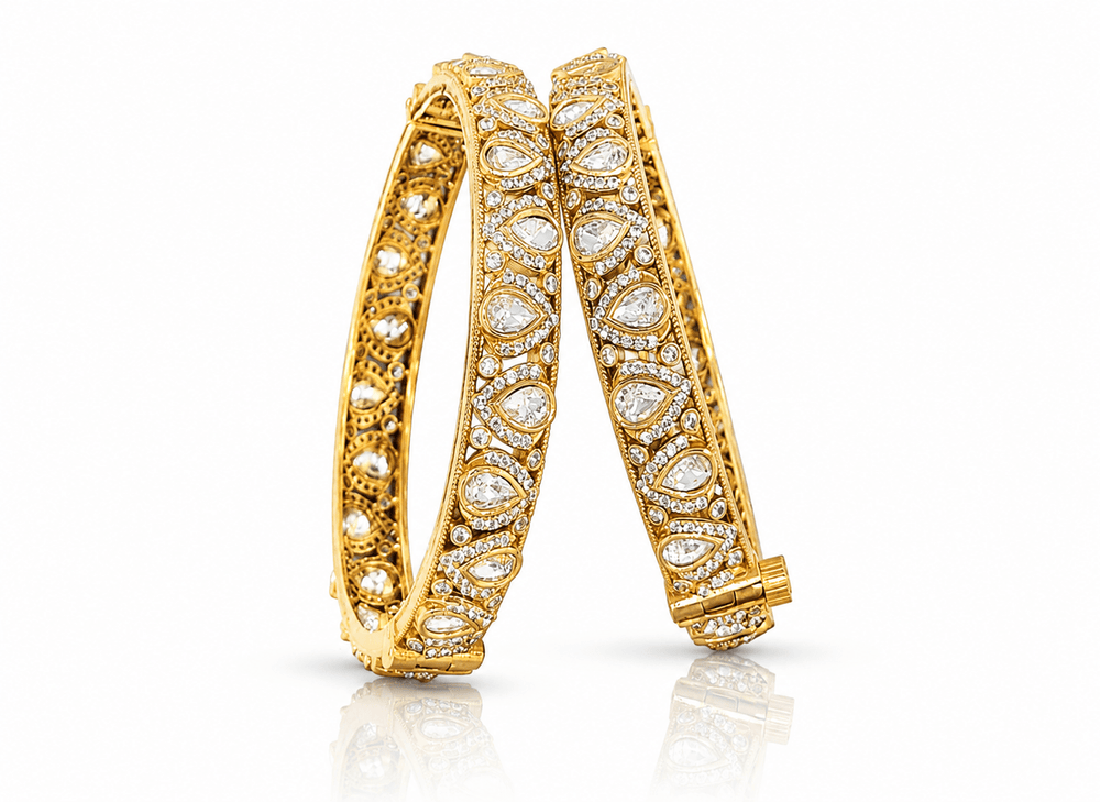 Victorian Bangles 11470 - KRISHNA'S SWETA JEWELLERY
