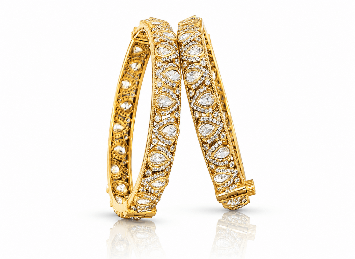 Victorian Bangles 11470 - KRISHNA'S SWETA JEWELLERY
