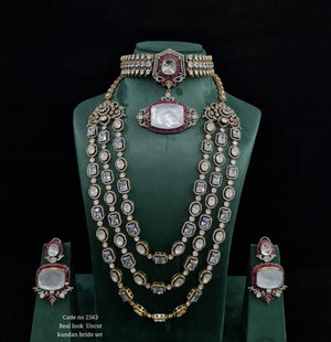 Victorian Bridal Set 01618 - KRISHNA'S SWETA JEWELLERY