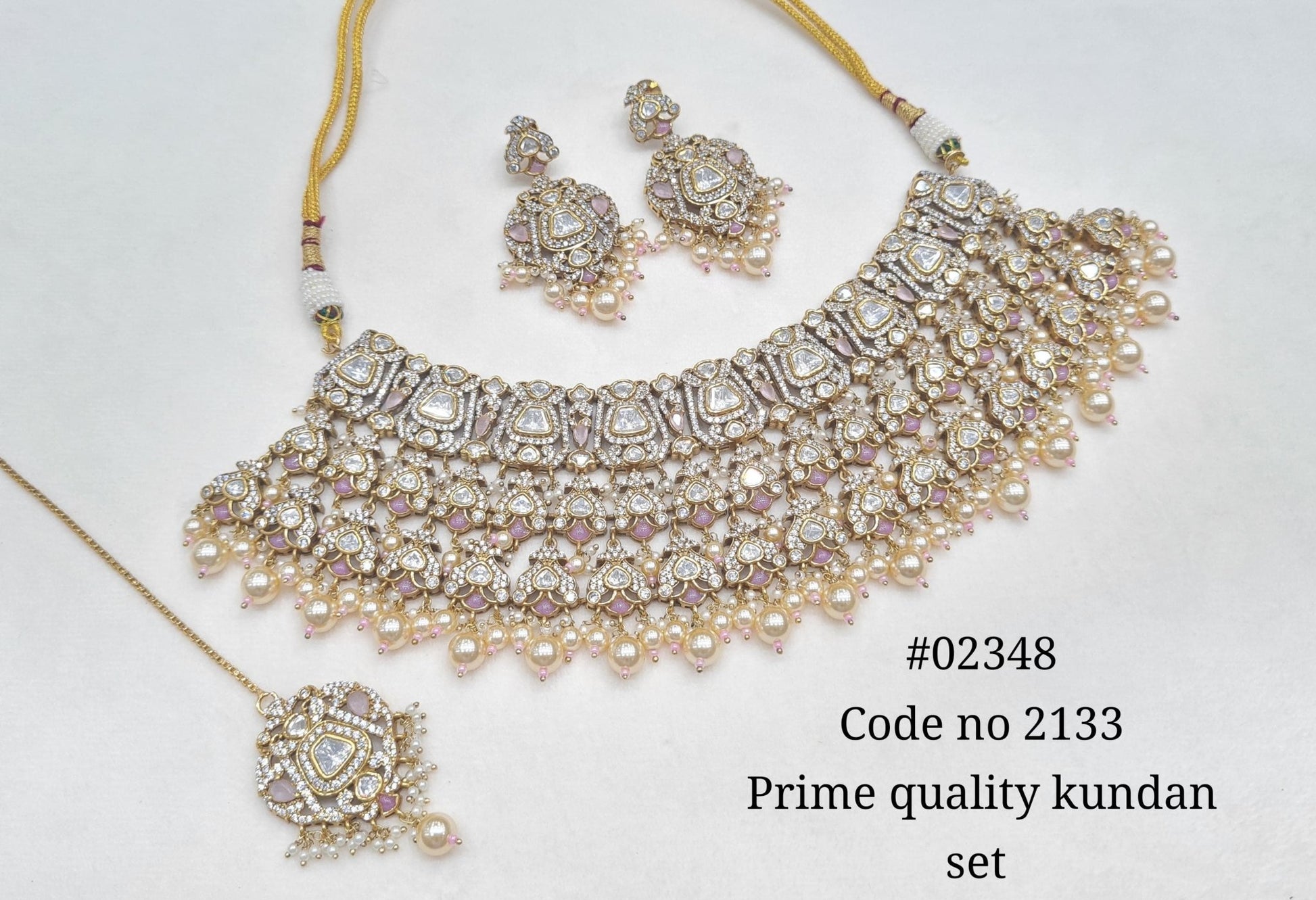 Victorian Bride Set 02348 - KRISHNA'S SWETA JEWELLERY
