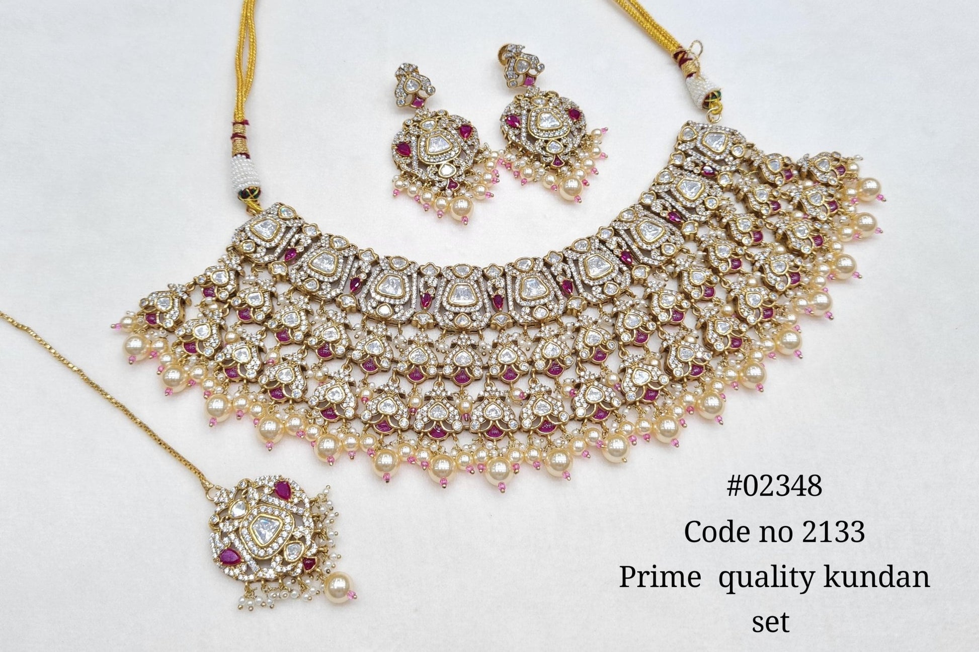 Victorian Bride Set 02348 - KRISHNA'S SWETA JEWELLERY