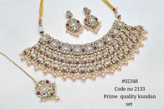 Victorian Bride Set 02348 - KRISHNA'S SWETA JEWELLERY
