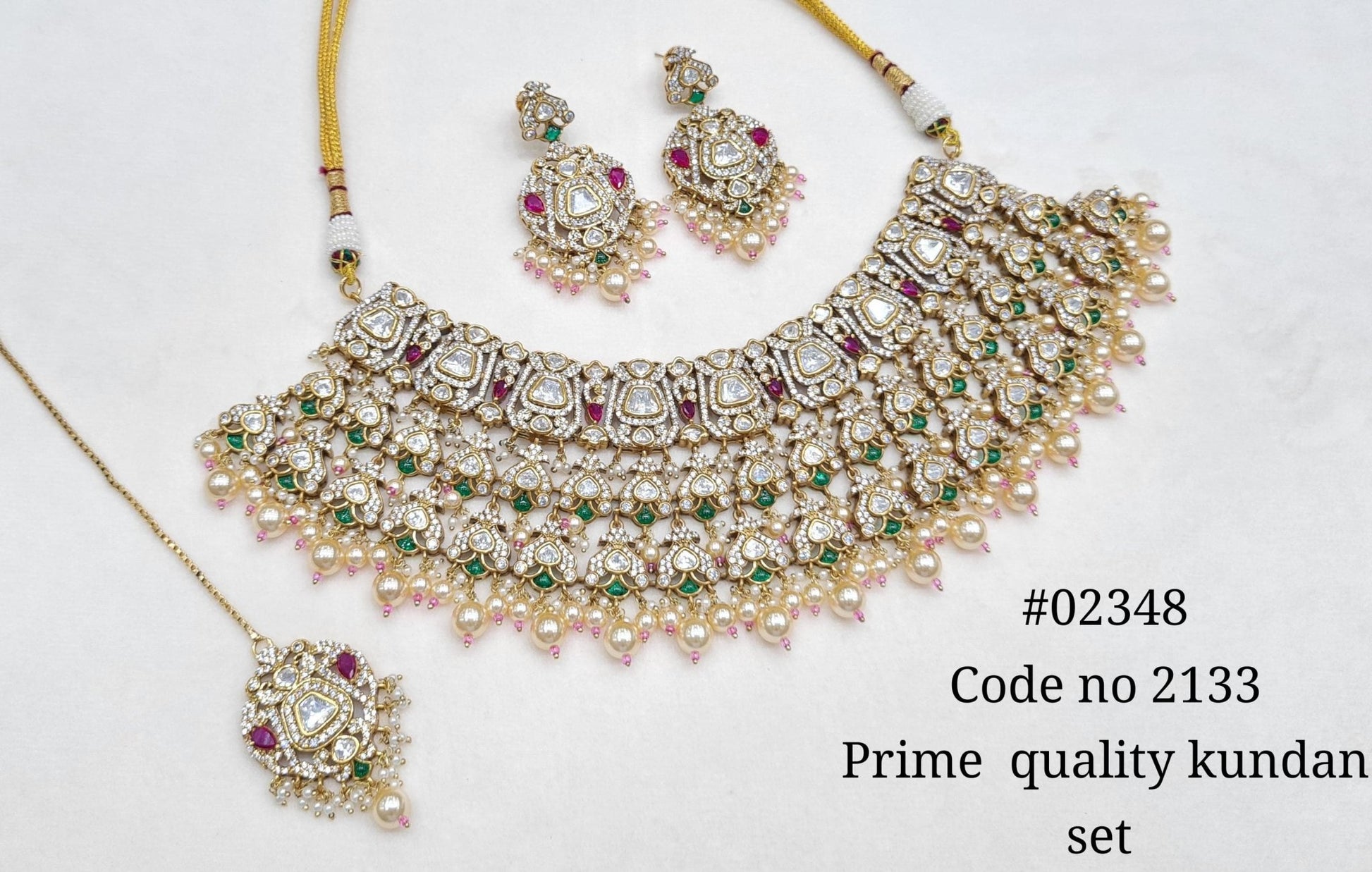 Victorian Bride Set 02348 - KRISHNA'S SWETA JEWELLERY