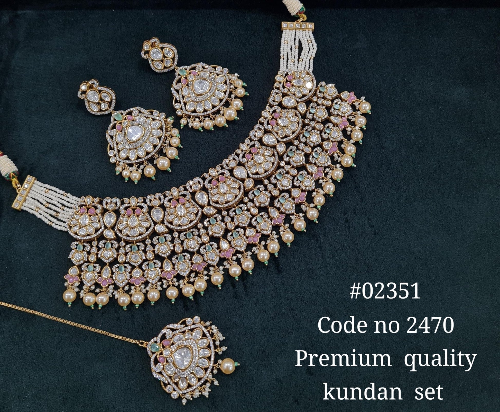 Victorian Bride Set 02351 - KRISHNA'S SWETA JEWELLERY