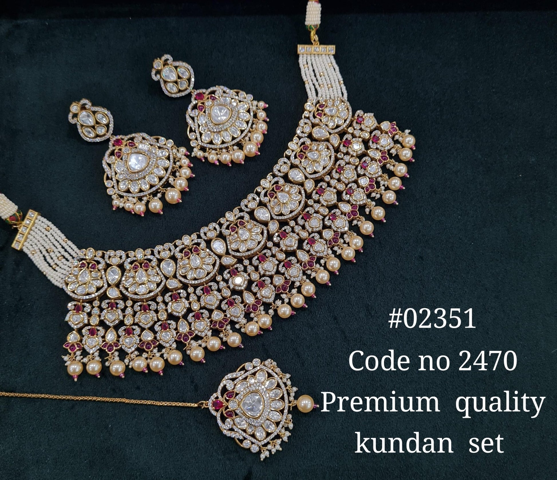 Victorian Bride Set 02351 - KRISHNA'S SWETA JEWELLERY