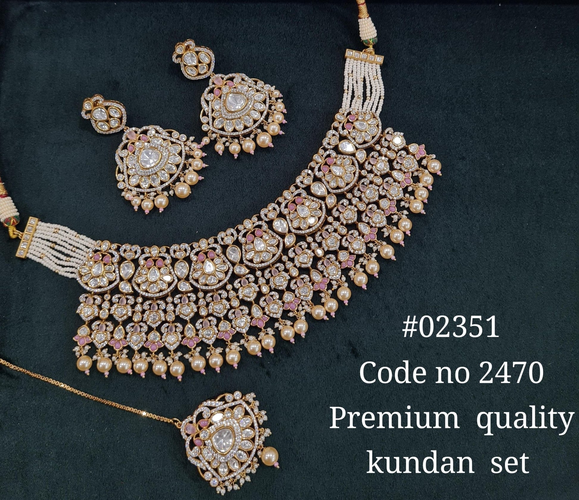 Victorian Bride Set 02351 - KRISHNA'S SWETA JEWELLERY