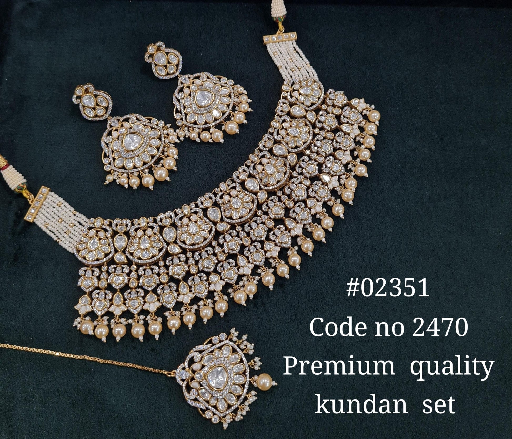 Victorian Bride Set 02351 - KRISHNA'S SWETA JEWELLERY