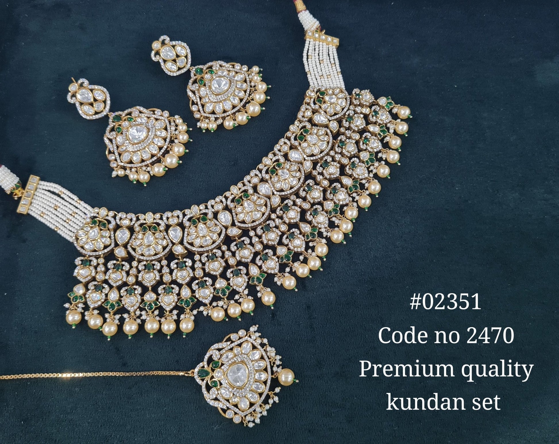 Victorian Bride Set 02351 - KRISHNA'S SWETA JEWELLERY