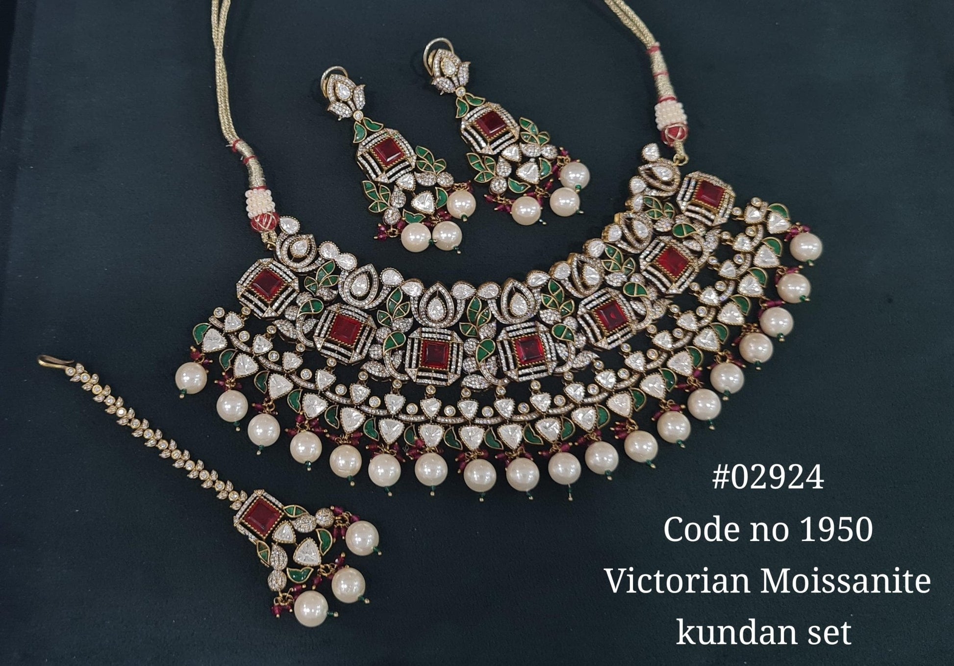 Victorian Bride Set 02924 - KRISHNA'S SWETA JEWELLERY