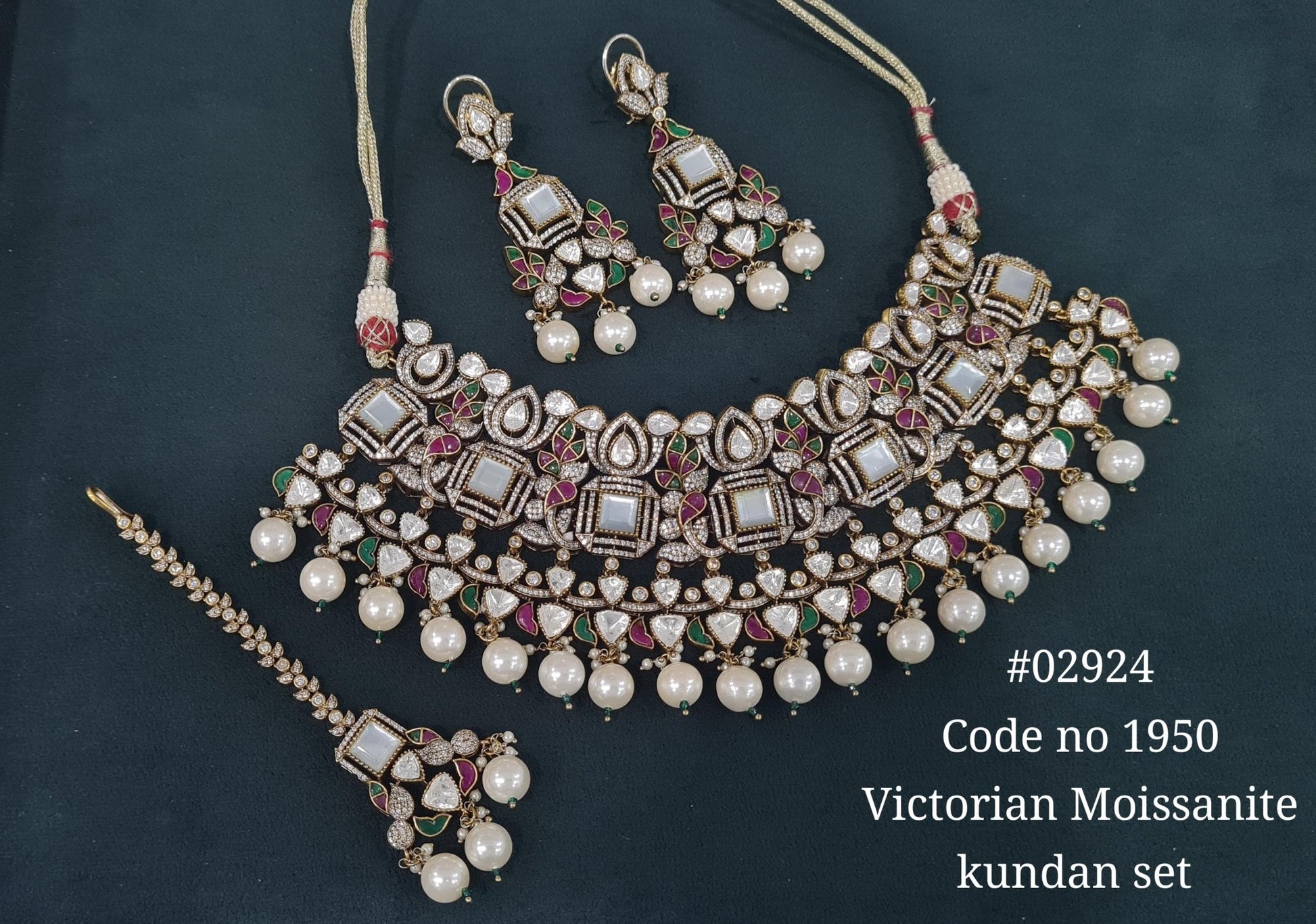 Victorian Bride Set 02924 - KRISHNA'S SWETA JEWELLERY
