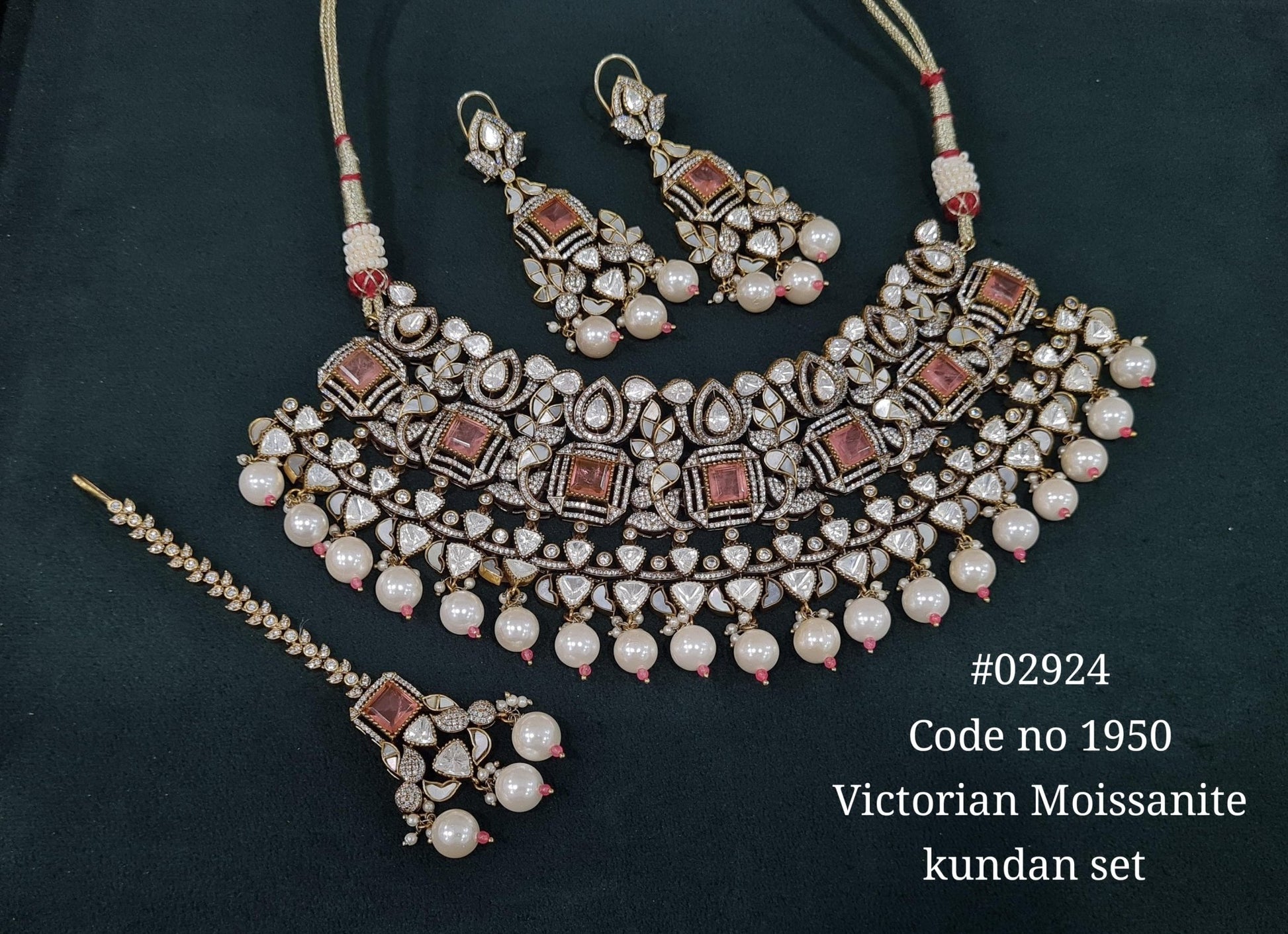 Victorian Bride Set 02924 - KRISHNA'S SWETA JEWELLERY