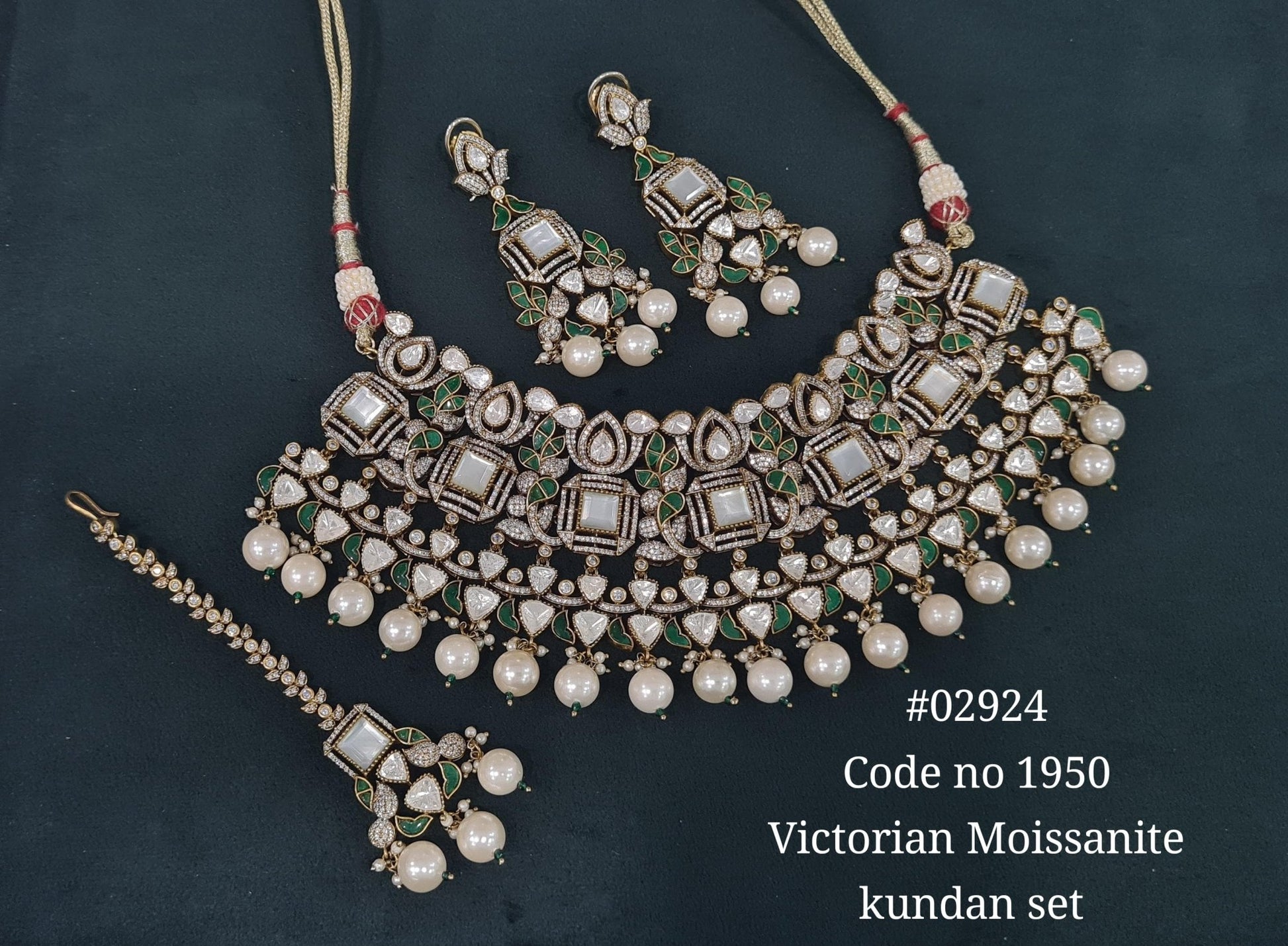Victorian Bride Set 02924 - KRISHNA'S SWETA JEWELLERY