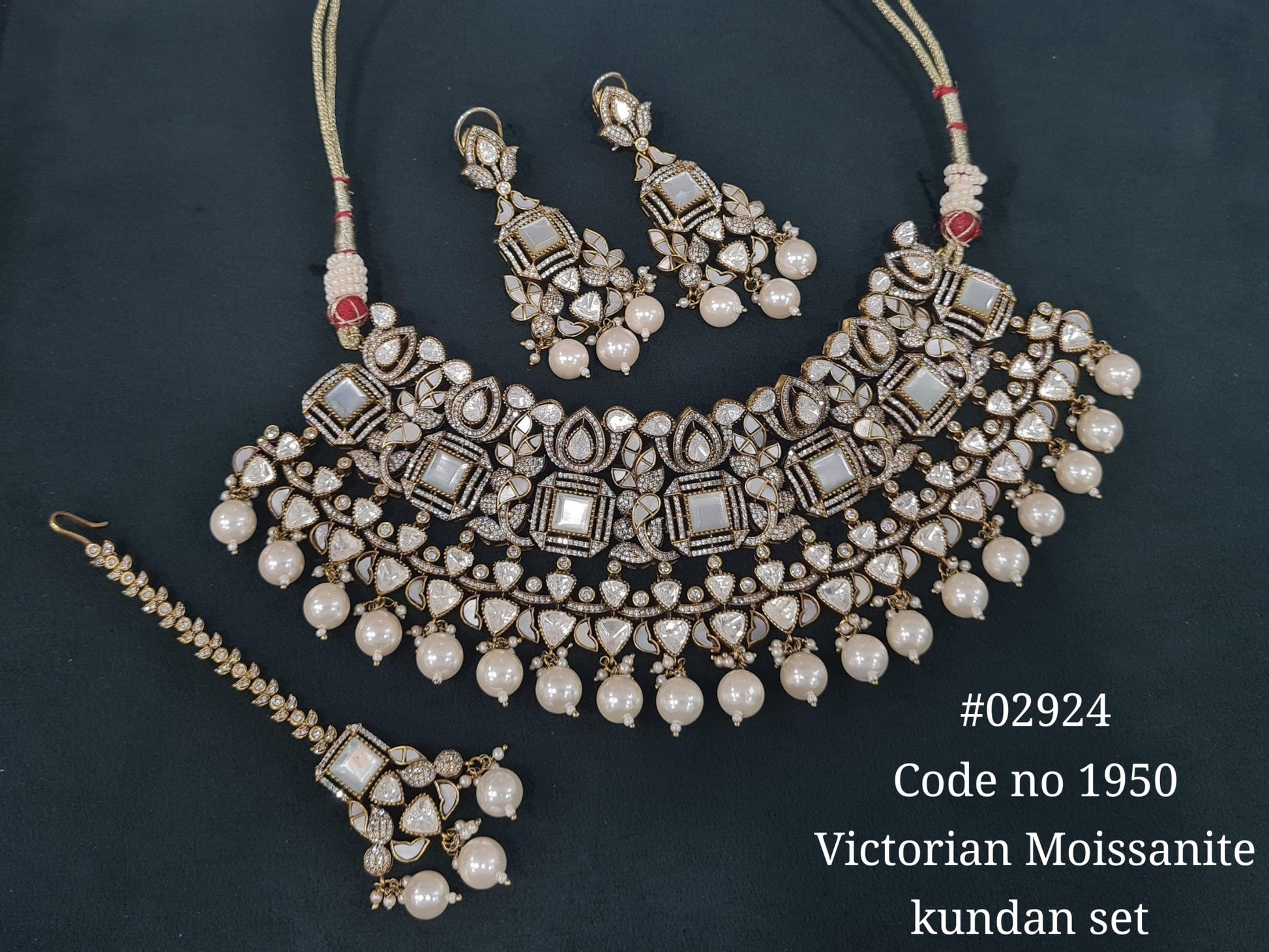 Victorian Bride Set 02924 - KRISHNA'S SWETA JEWELLERY