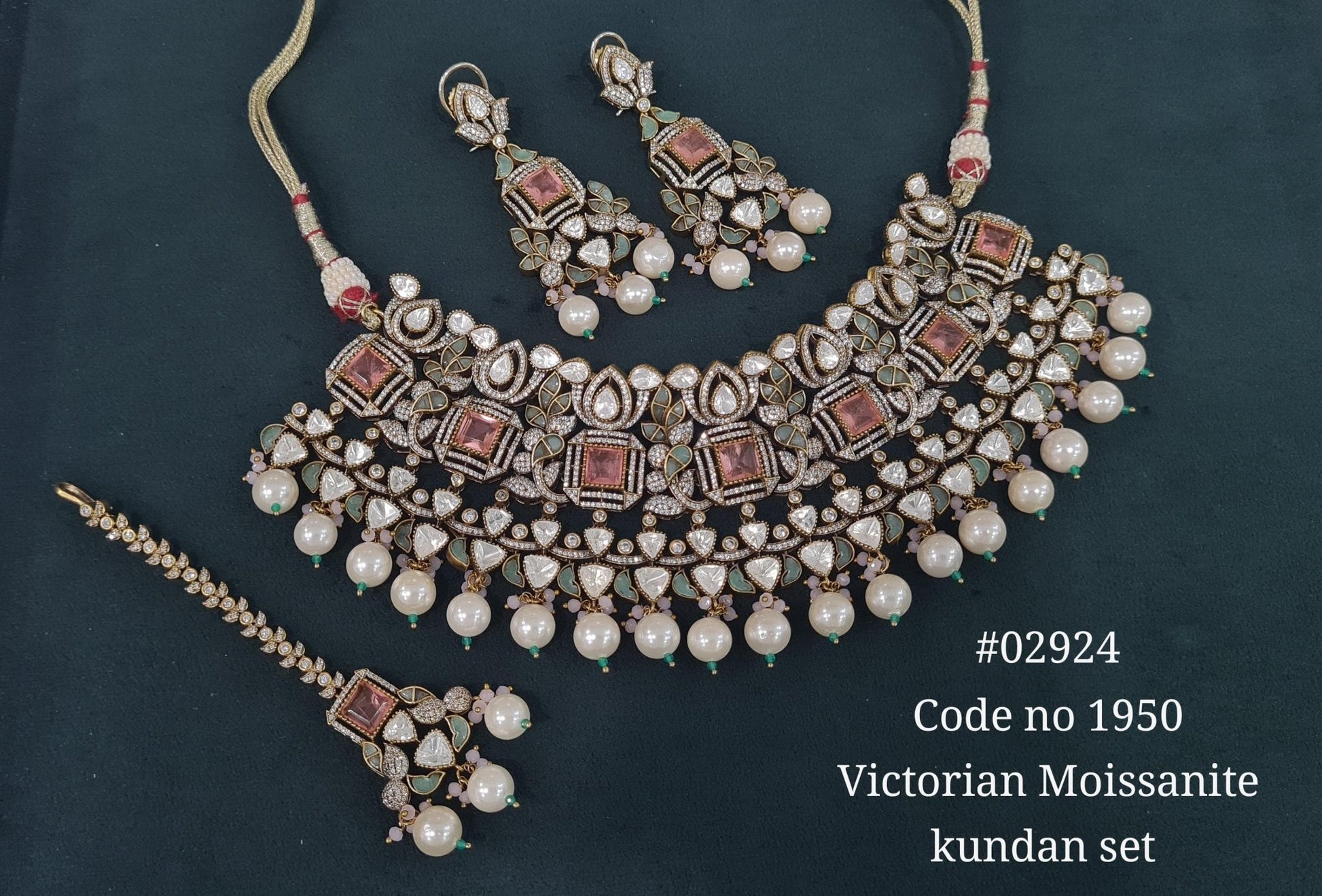 Victorian Bride Set 02924 - KRISHNA'S SWETA JEWELLERY