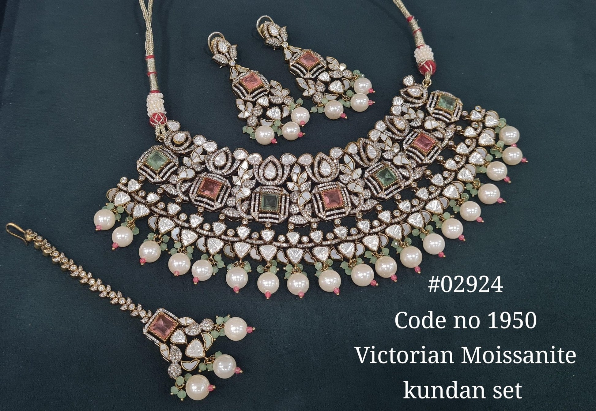 Victorian Bride Set 02924 - KRISHNA'S SWETA JEWELLERY