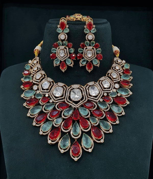 Victorian Bride Set 08061 - KRISHNA'S SWETA JEWELLERY