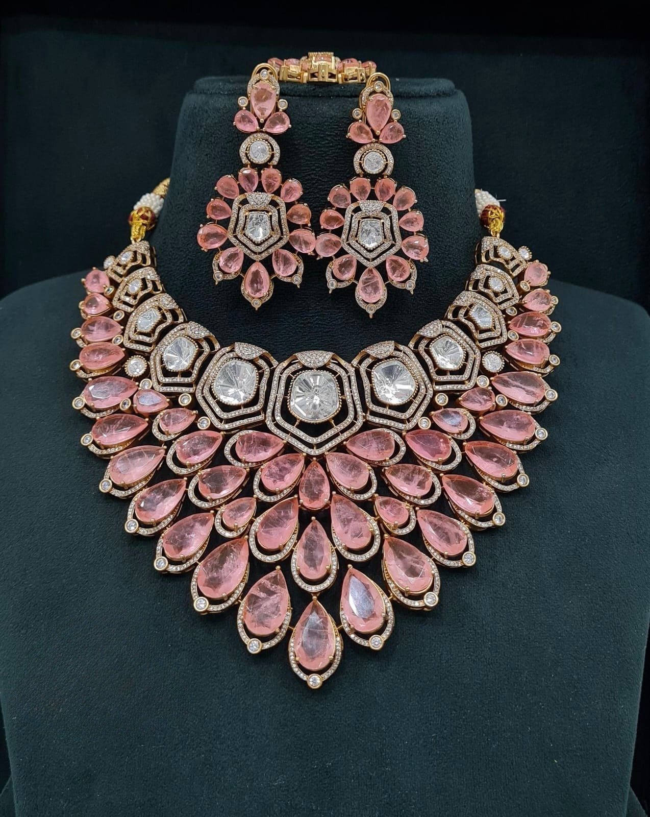 Victorian Bride Set 08061 - KRISHNA'S SWETA JEWELLERY