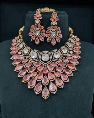 Victorian Bride Set 08061 - KRISHNA'S SWETA JEWELLERY