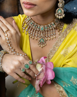 Victorian Bride Set 08500 - KRISHNA'S SWETA JEWELLERY