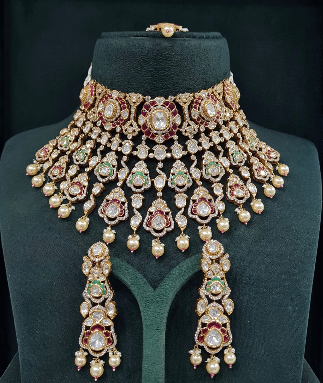 Victorian Bride Set 08908 - KRISHNA'S SWETA JEWELLERY