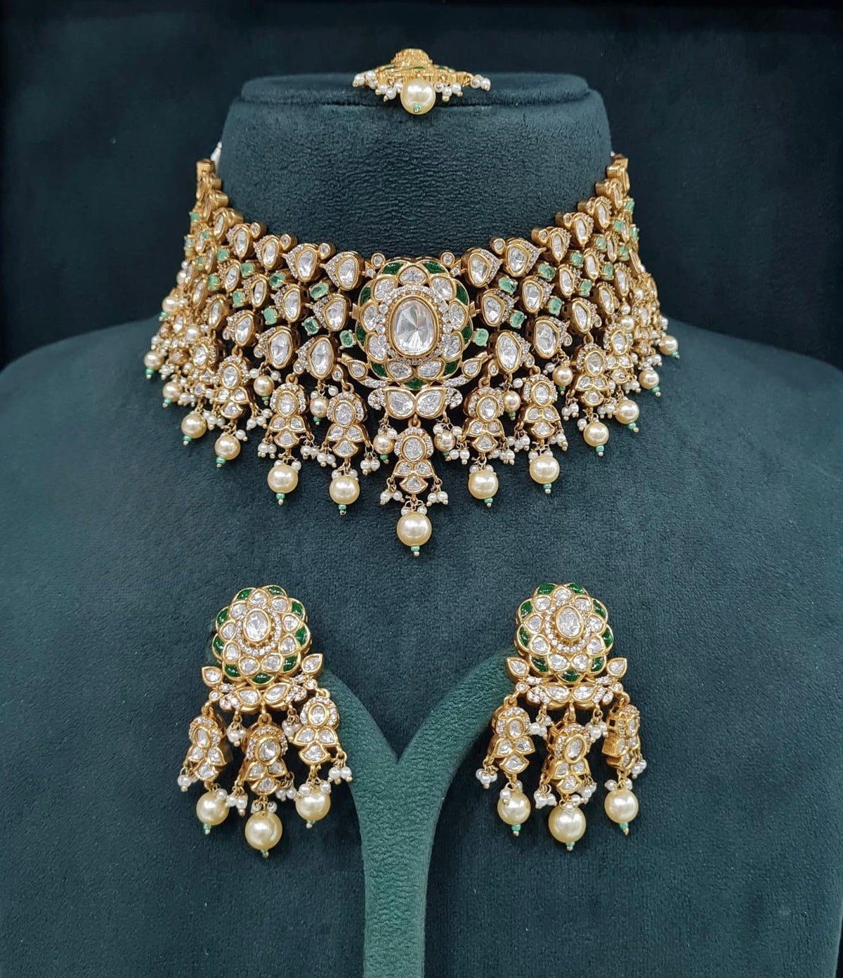Victorian Bride Set 09074 - KRISHNA'S SWETA JEWELLERY