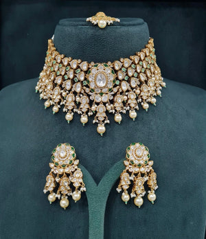 Victorian Bride Set 09074 - KRISHNA'S SWETA JEWELLERY