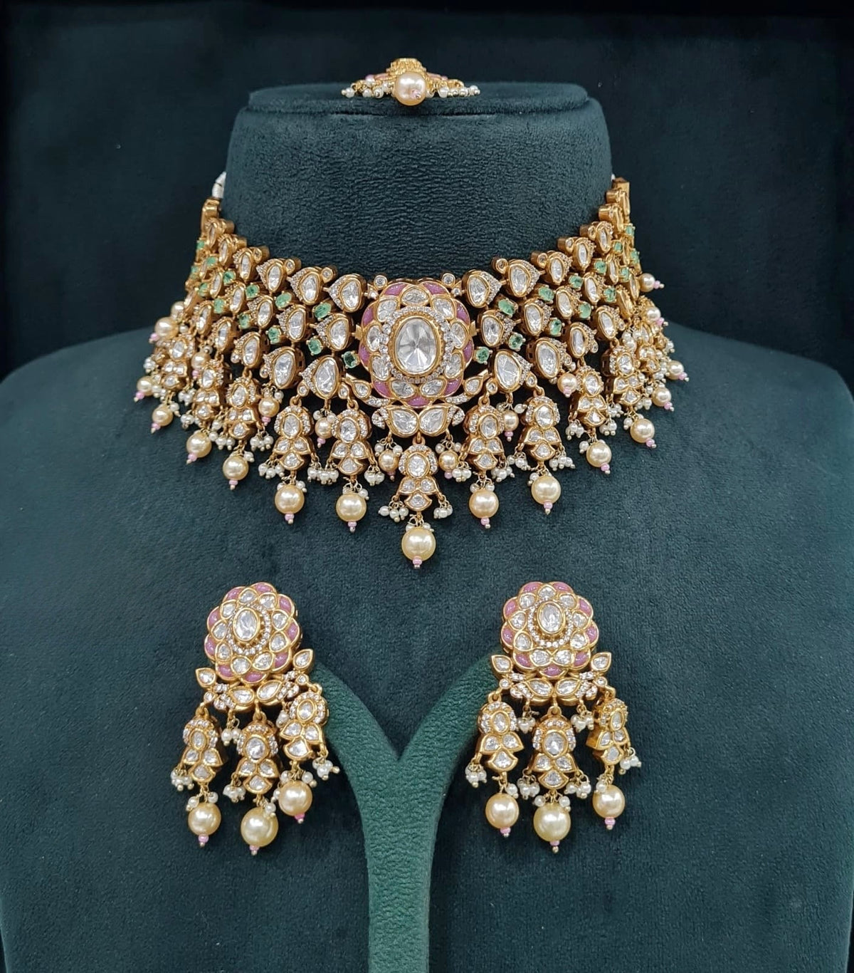 Victorian Bride Set 09074 - KRISHNA'S SWETA JEWELLERY