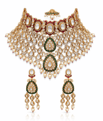 Victorian Bride Set 09594 - KRISHNA'S SWETA JEWELLERY