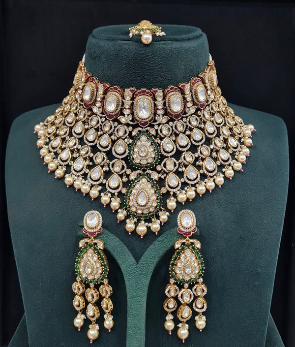 Victorian Bride Set 09594 - KRISHNA'S SWETA JEWELLERY