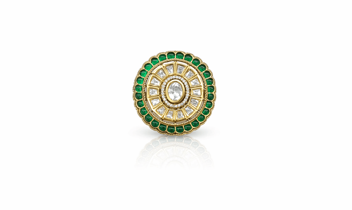 Victorian Brooch 09536 - KRISHNA'S SWETA JEWELLERY