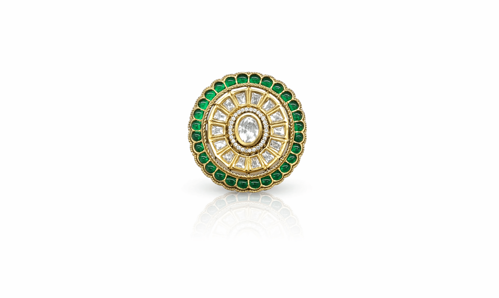Victorian Brooch 09536 - KRISHNA'S SWETA JEWELLERY