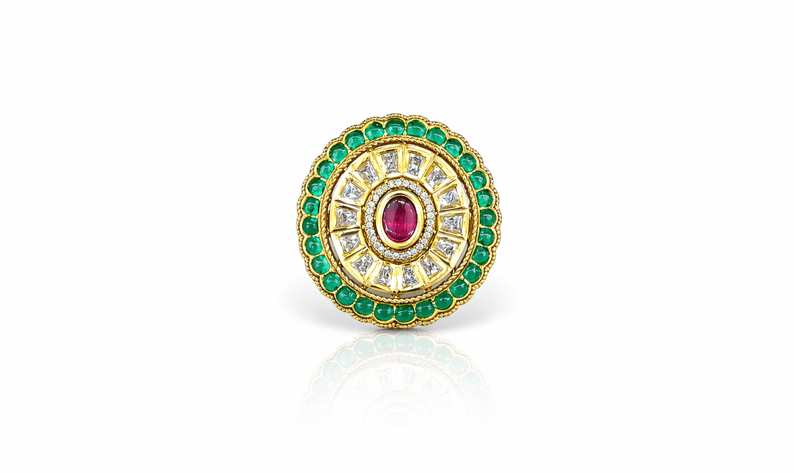 Victorian Brooch 09536 - KRISHNA'S SWETA JEWELLERY