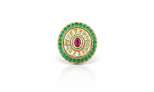 Victorian Brooch 09536 - KRISHNA'S SWETA JEWELLERY