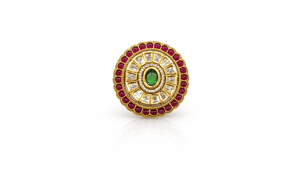 Victorian Brooch 09536 - KRISHNA'S SWETA JEWELLERY