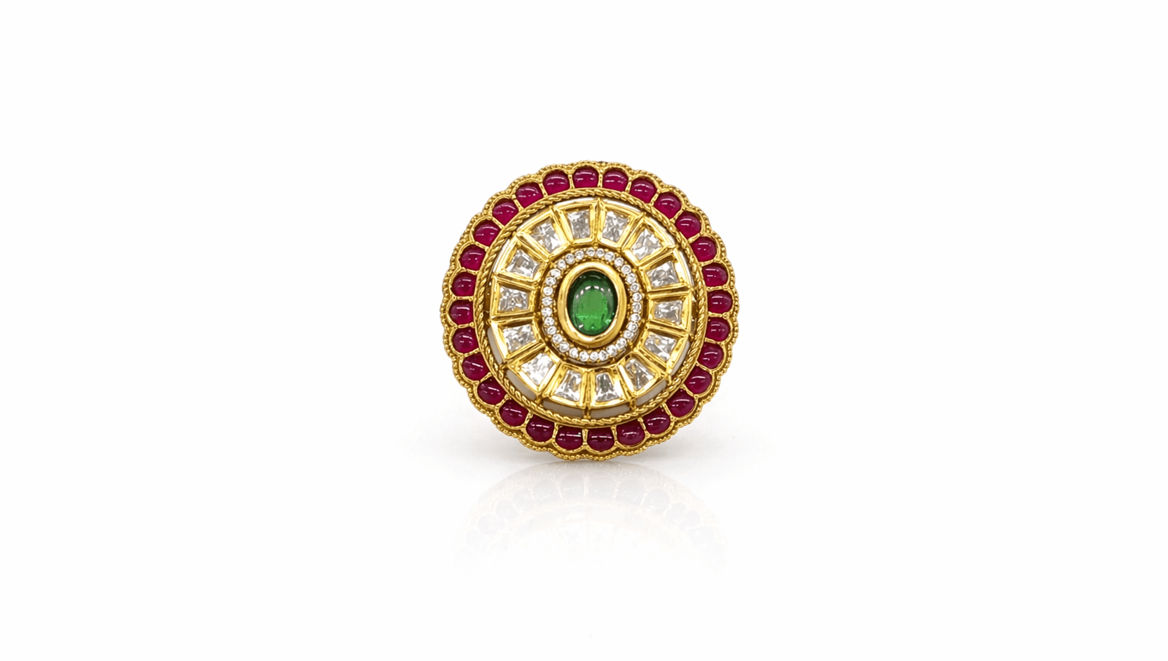 Victorian Brooch 09536 - KRISHNA'S SWETA JEWELLERY