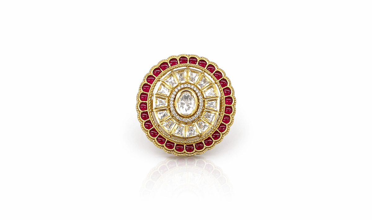 Victorian Brooch 09536 - KRISHNA'S SWETA JEWELLERY