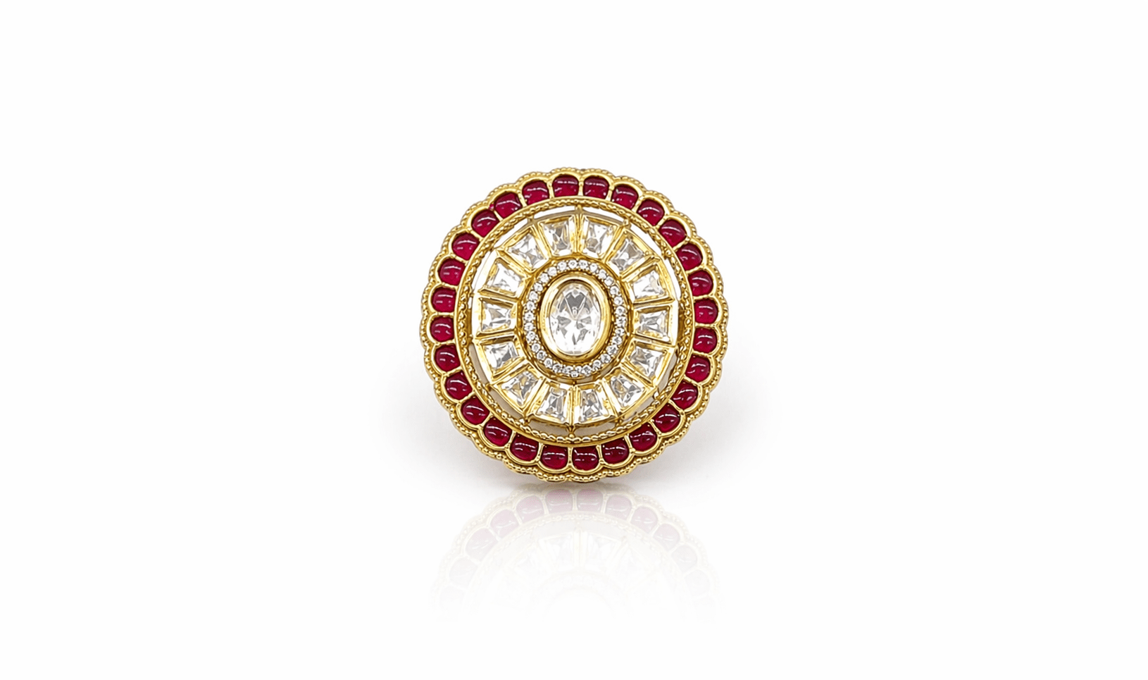 Victorian Brooch 09536 - KRISHNA'S SWETA JEWELLERY