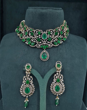 Victorian Choker 05750 - KRISHNA'S SWETA JEWELLERY