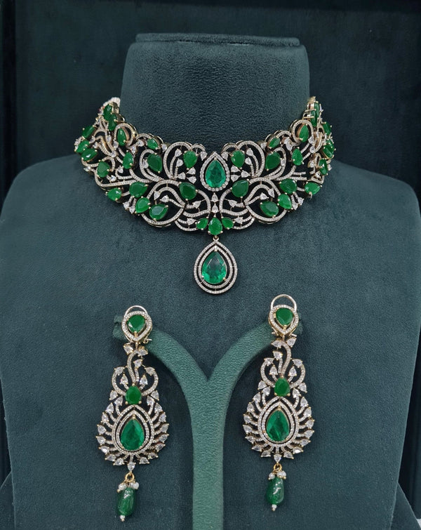 Victorian Choker 05750 - KRISHNA'S SWETA JEWELLERY