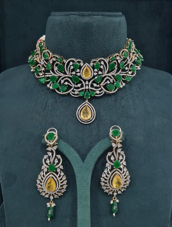 Victorian Choker 05750 - KRISHNA'S SWETA JEWELLERY