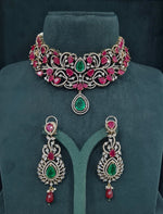 Victorian Choker 05750 - KRISHNA'S SWETA JEWELLERY