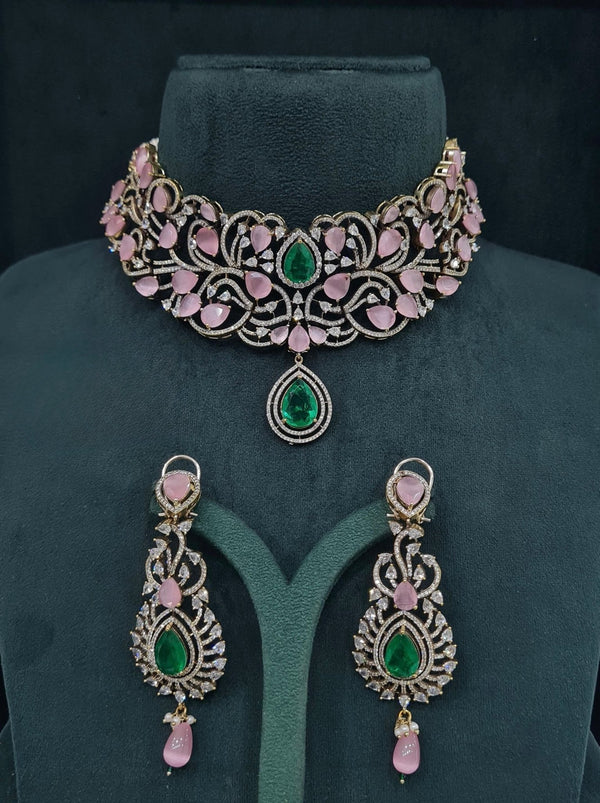 Victorian Choker 05750 - KRISHNA'S SWETA JEWELLERY