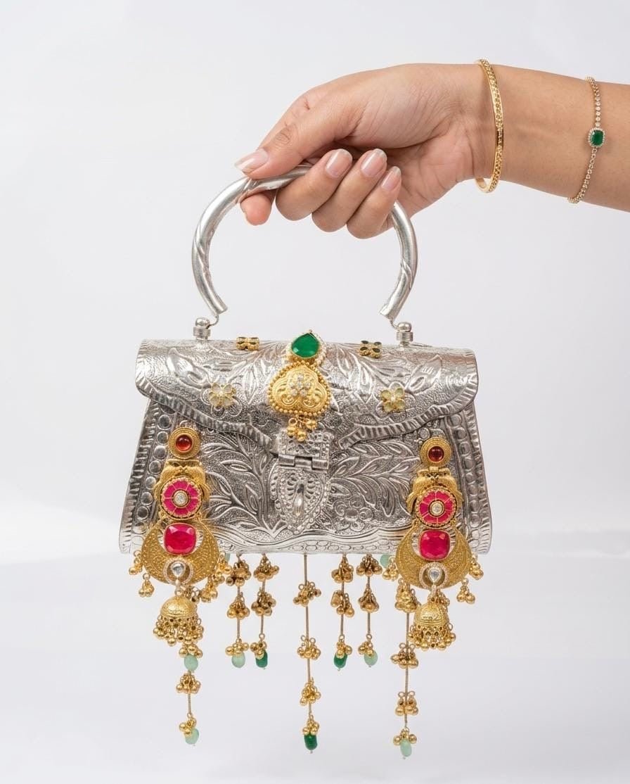 Victorian Clutch 09075 - KRISHNA'S SWETA JEWELLERY