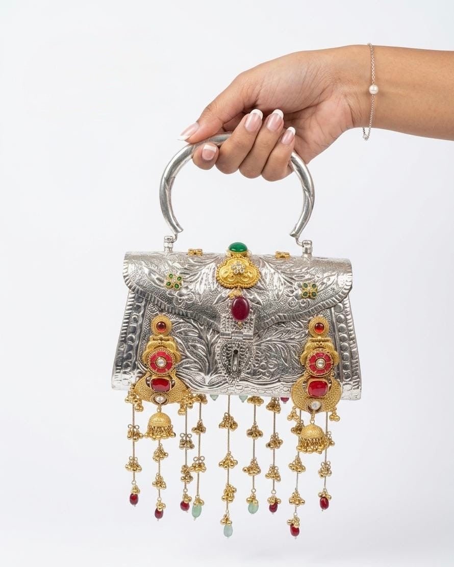 Victorian Clutch 09075 - KRISHNA'S SWETA JEWELLERY