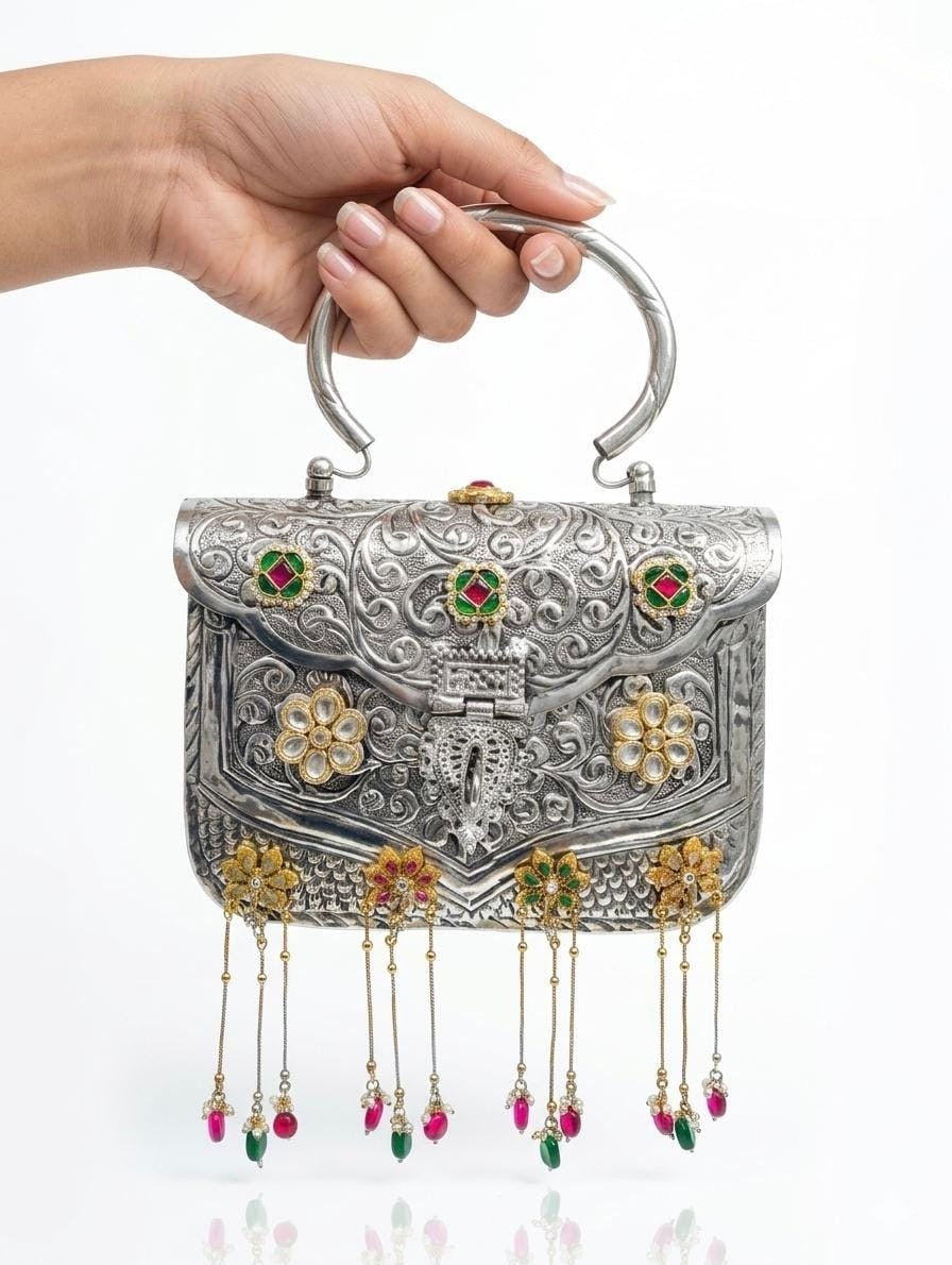 Victorian clutch 09143 - KRISHNA'S SWETA JEWELLERY