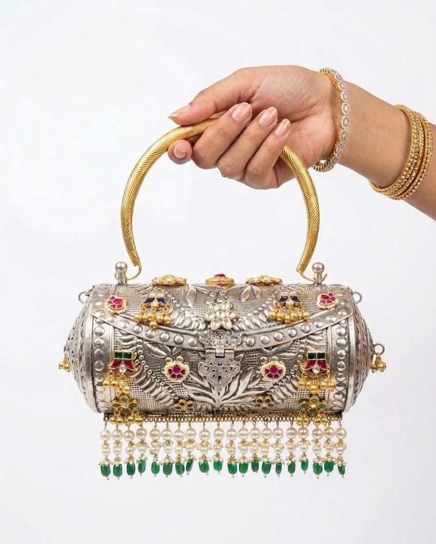 Victorian clutch 09144 - KRISHNA'S SWETA JEWELLERY