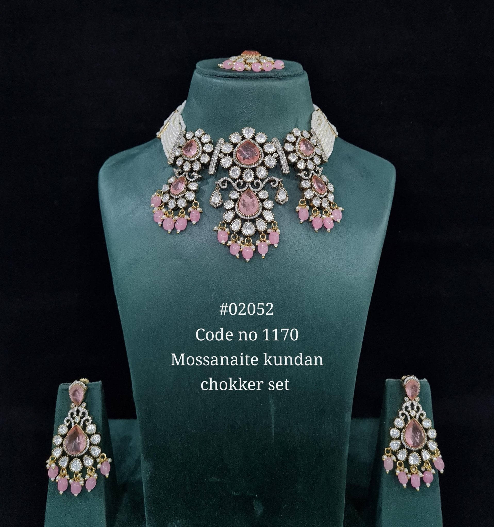 Victorian Doublet Choker 02052 - KRISHNA'S SWETA JEWELLERY