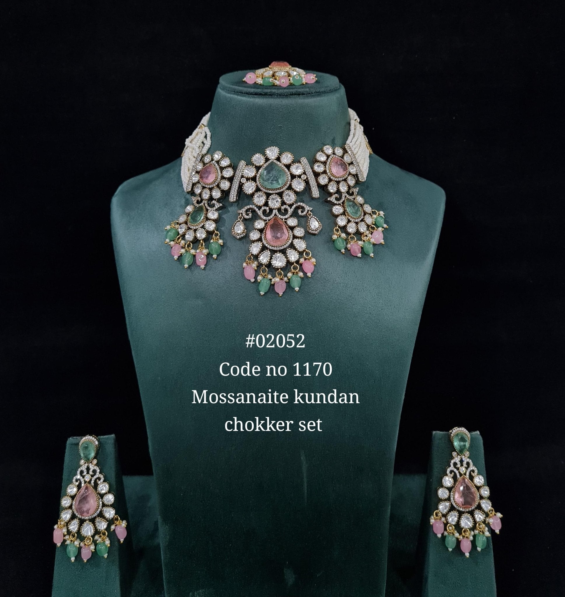 Victorian Doublet Choker 02052 - KRISHNA'S SWETA JEWELLERY