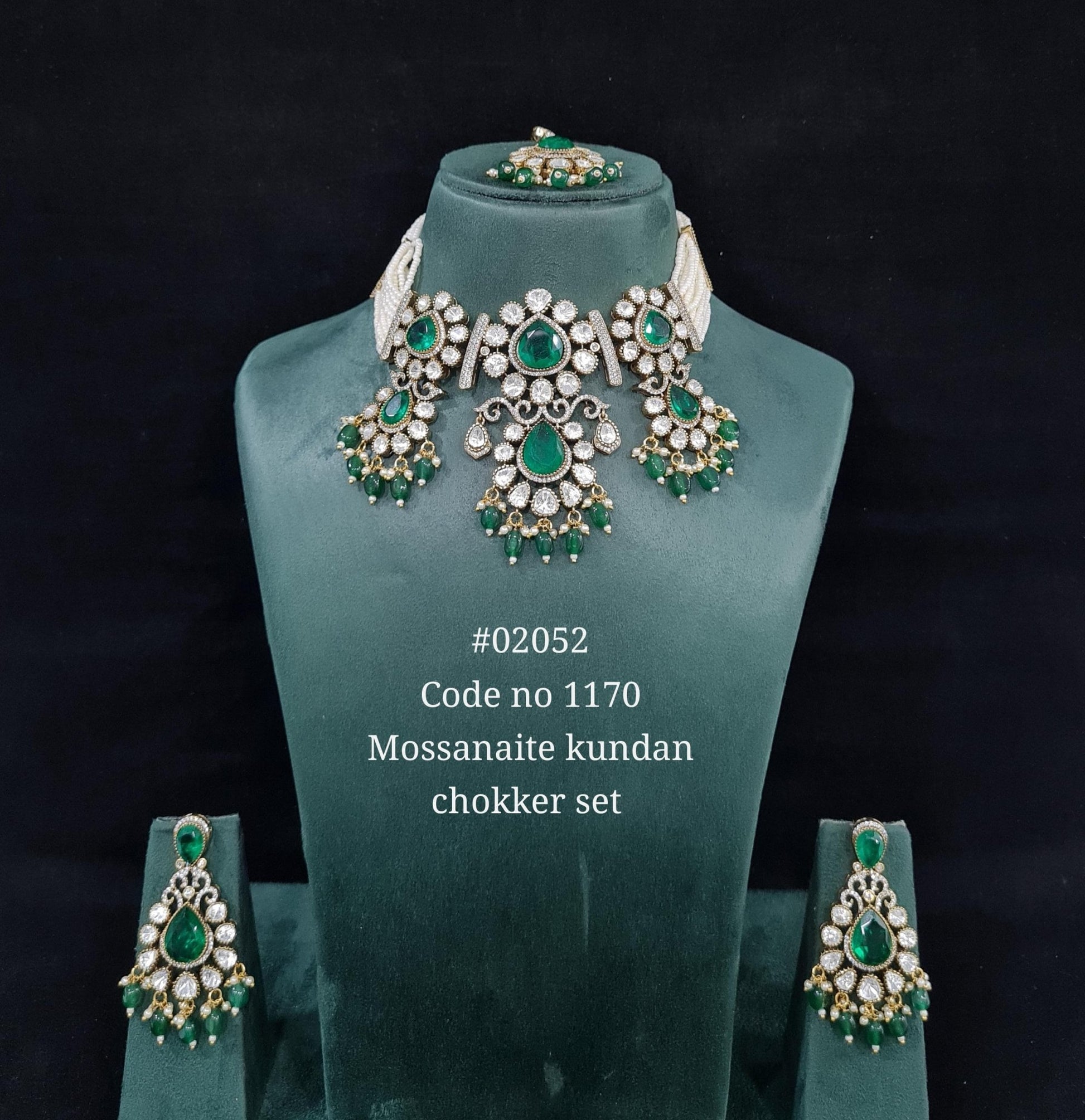 Victorian Doublet Choker 02052 - KRISHNA'S SWETA JEWELLERY